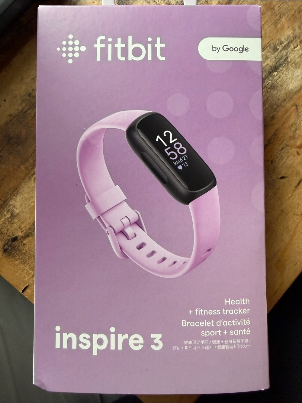 Google Fitbit Inspire 3 Lilac Bliss/black (S/L Bands included)